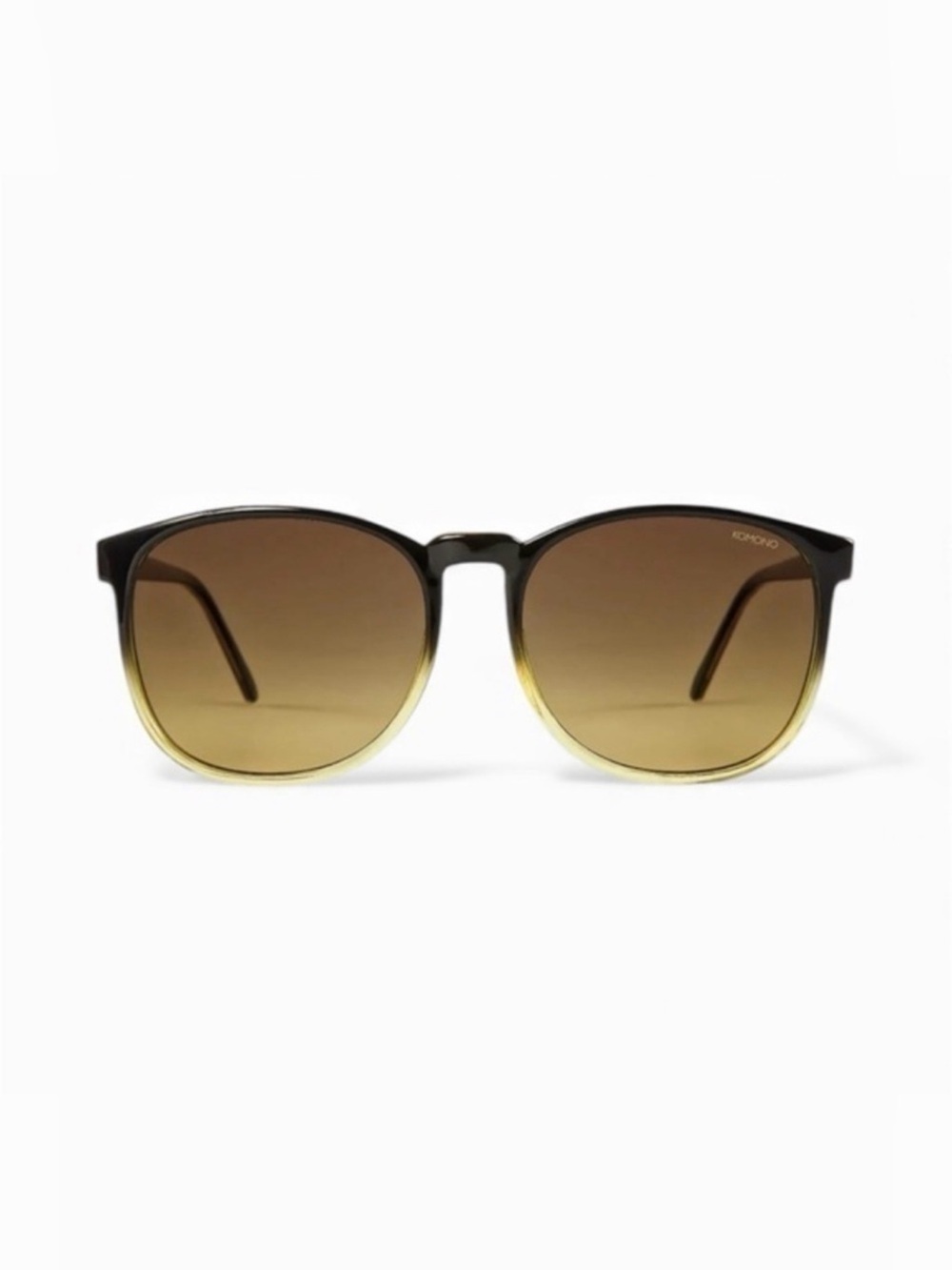 Komono Black Gold Sunglasses NEW Ombré UV400 Urkel Ecpressionist